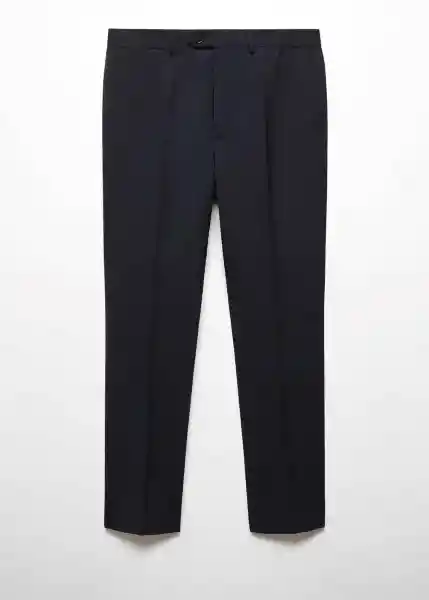 Pantalón Venecia Navy Talla 40 Hombre Mango