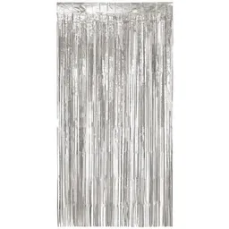 El Tío Cortina Metalizada Plata