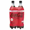 Gaseosa Coca-Cola ZERO 1.5L x 2 Unds
