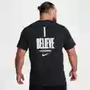 Nike Camiseta M Tee Run Iykyk Manga Corta Hombre Negro Talla L