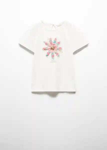 Camiseta Dreams Offwhite Talla 14 Niñas Mango