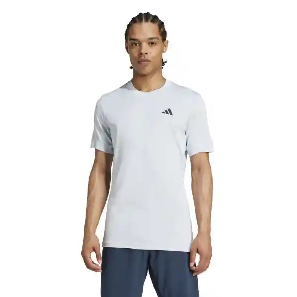 Adidas Camiseta T Freelift Tee Para Hombre Azul Talla L