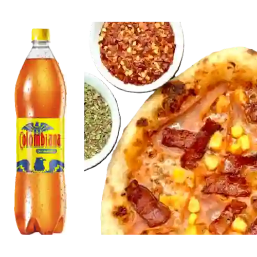 Combo Pizza Xl Maíz Tocineta+colombiana