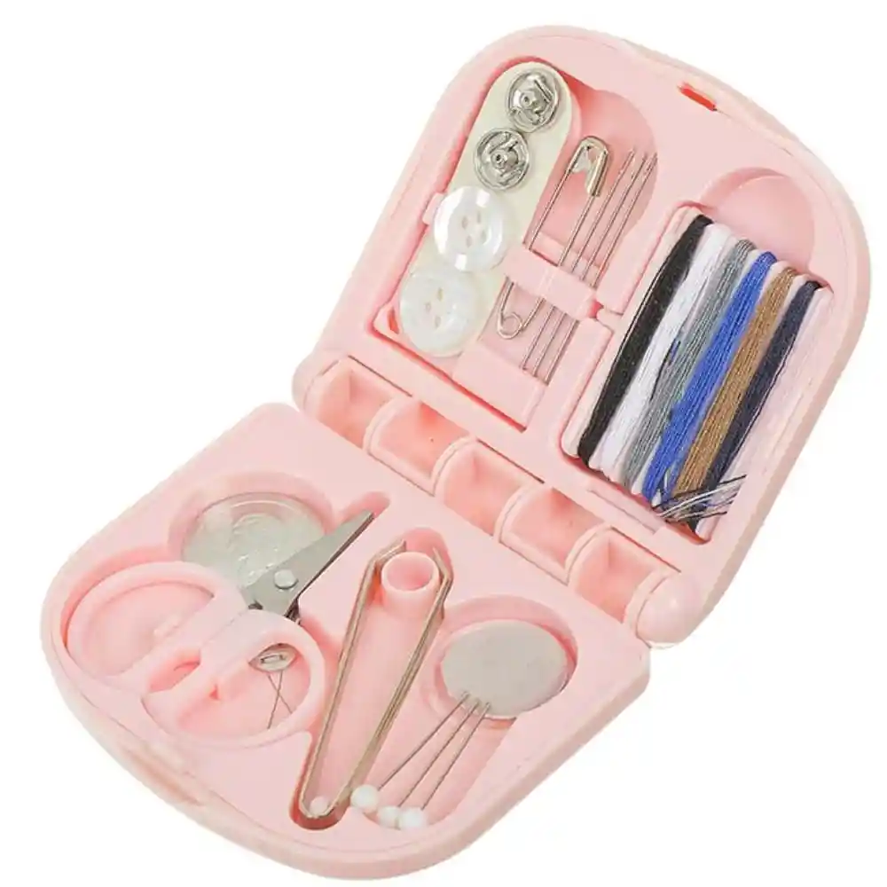 Miniso Kit de Costura Portátil Rosa