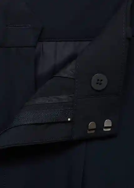 Pantalón Clare1 Navy Talla 36 Mujer Mango