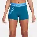 Nike Short W Np Df mr Grx 3In Mujer Azul T.M Ref: FB5448-457