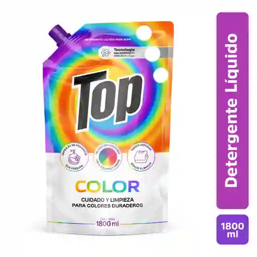 Top Color Detergente Líquido 1800 mL