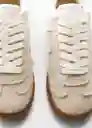 Zapatos Deportivo Garra Beige Talla 39 Mujer Mango