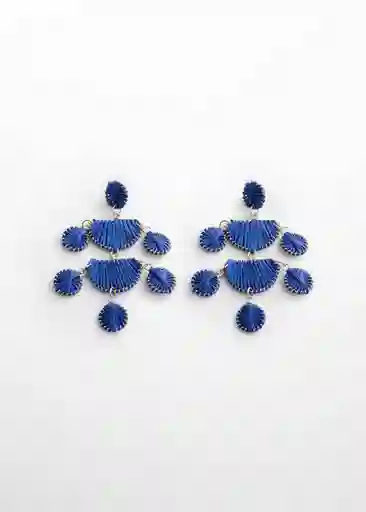 Pendientes Ruth Azul Talla 99 Mujer Mango