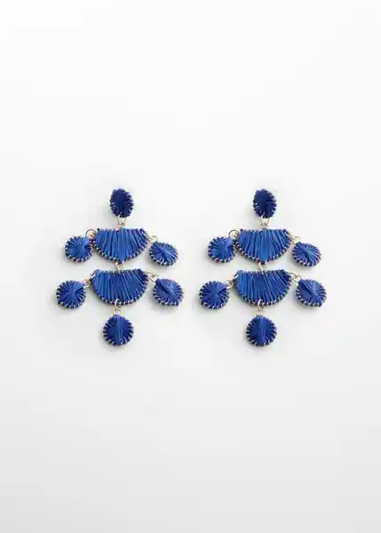 Pendientes Ruth Azul Talla 99 Mujer Mango