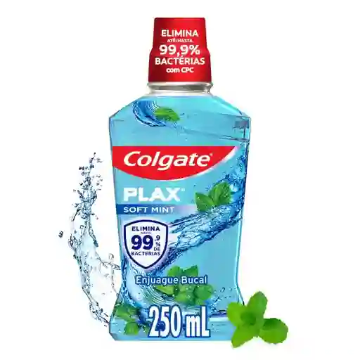 Colgate Enjuague Bucal Plax Soft Mint