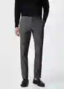 Pantalón Brest Gris Talla 44 Hombre Mango