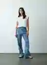 Jean Annie Mujer Azul Indigo Claro Talla 8 Naf Naf