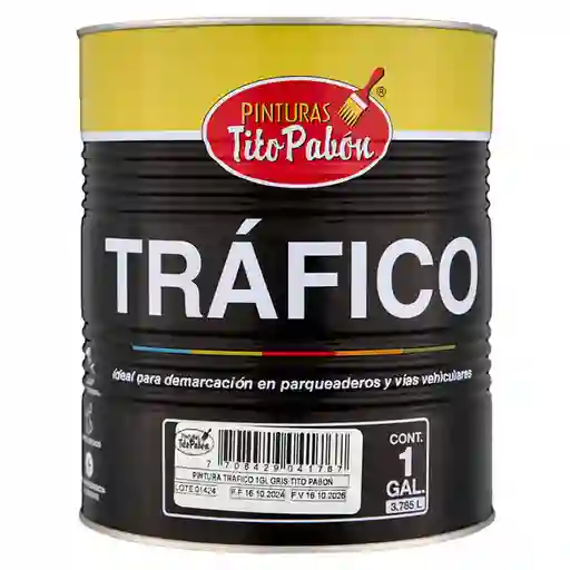 Tito Pabón Pintura Tráfico Gris