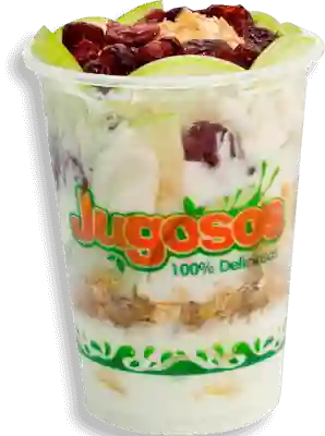 Parfait manzana, blueberries