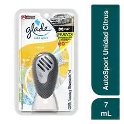 Glade Auto Sport Aparato, Citrus 7ml