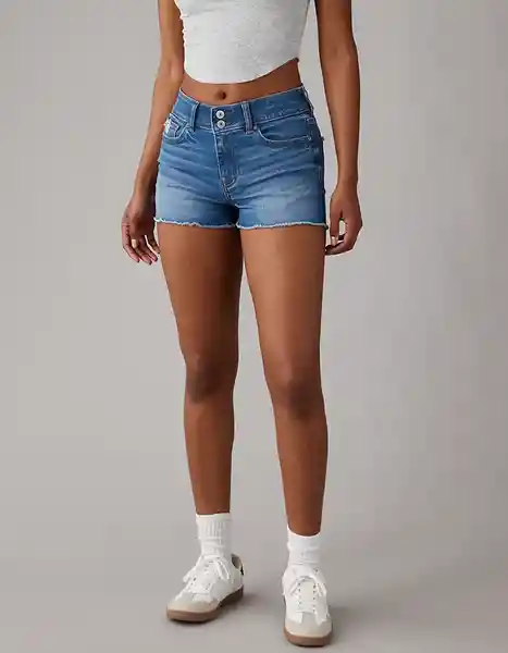 Short Mujer Azul Talla 6 American Eagle 13337750