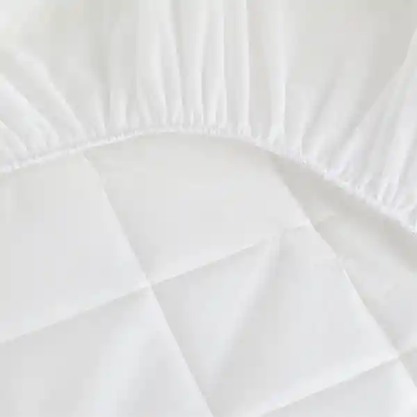 Casaideas Cubrecolchón Impermeable Para Cuna Blanco Diseño 0001