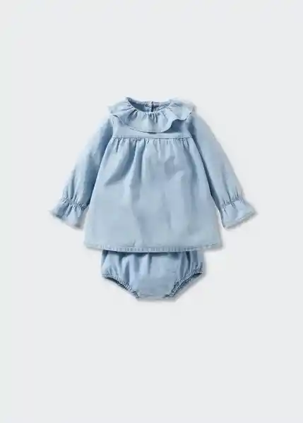 Vestido Janenb Tejano Medio Talla 67 Niños Mango