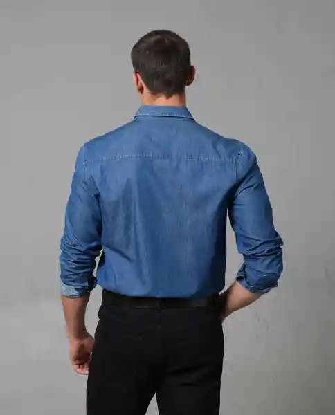 Camisa Hombre Azul M 110F000_AZU194024 Rifle