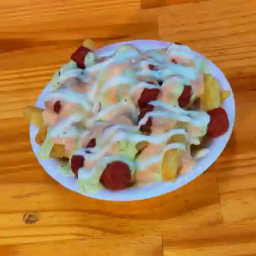 Papas Salchi Huevo