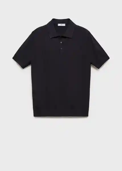 Camiseta Polo Flew Navy Talla L Hombre Mango
