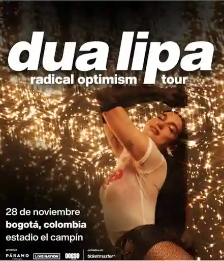 Dua Lipa Bogotá Vip Oriental - Paramo