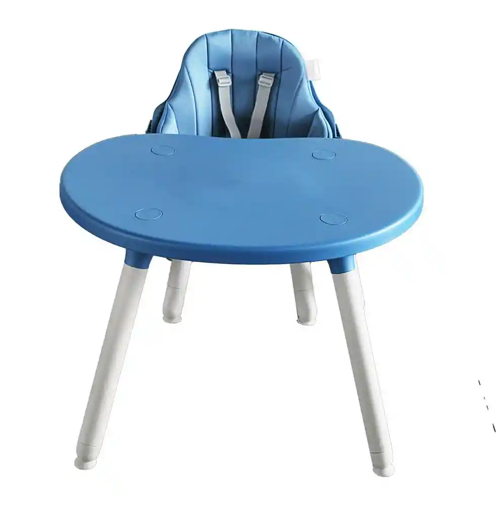 Bebesit Silla Comedor 3 en 1 Baby Desk Azul