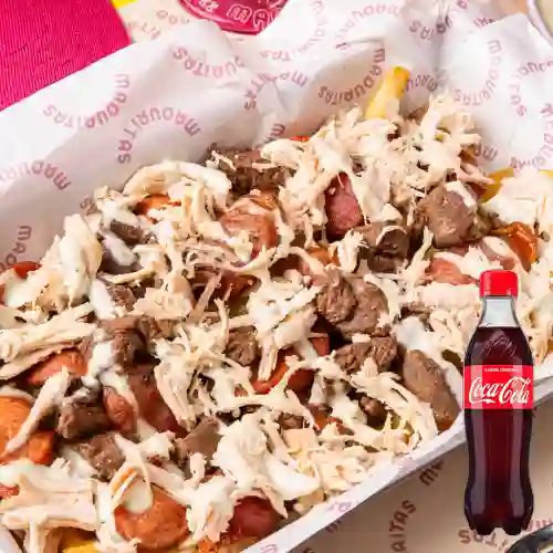 Combo la mantenida + coca-cola 400 ml