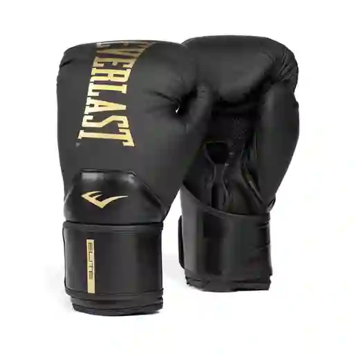 Guantes de Boxeo Elite 2 Negro/Dorado 10 Oz Everlast