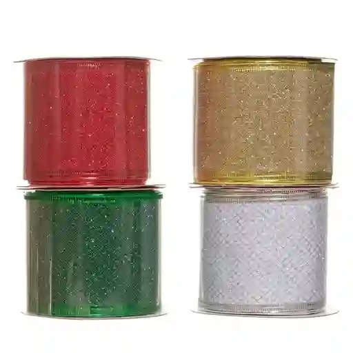 Cinta Navideña Surtidos 6 cm x 2.74 m 831-Xfe6-2558-3 Finlandek