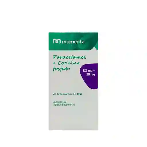 Momenta Paracetamol/Codeína (325 mg/30 mg)