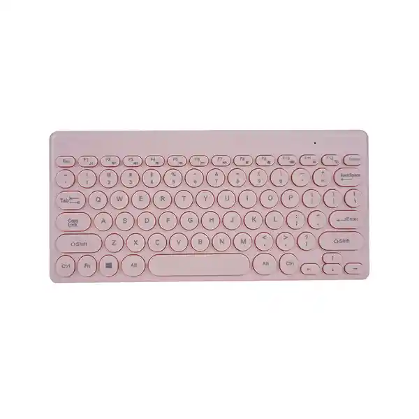 Teclado Mini Inalámbrico 2 Mod Sw Mc2000 Rosa Miniso