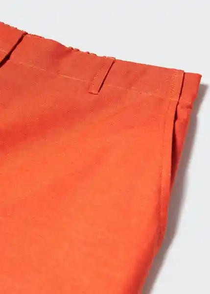 Pantalón Mogambo-H Naranja Talla XL Mujer Mango