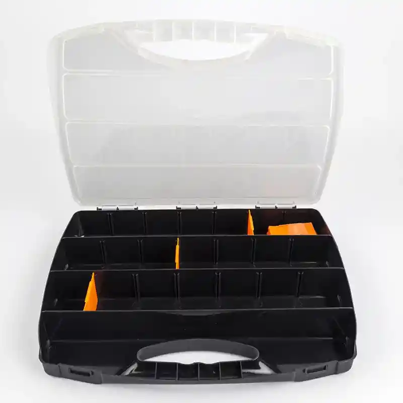 Great Plastic Caja Organizadora 22 Divisiones Negro 2045