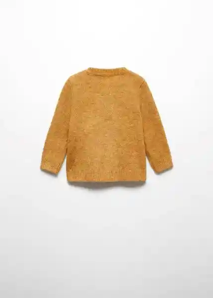 Cárdigan Inna Ocre Talla 72 Niña Mango