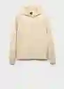 Buzo Sudadera Bono Crudo Talla M Hombre Mango