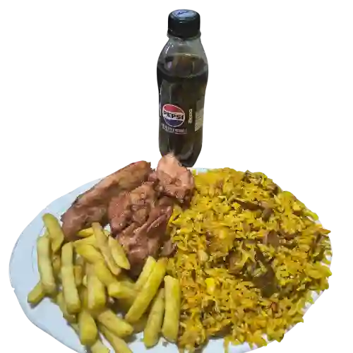 Combo Personal Arroz Paisa con Costilla