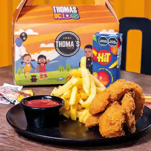 Nuggets de Pollo + Papitas