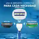 GILLETTE Mach 3 Cuerpo Repuestos para Cuchilla de afeitar con 3 Hojas 2 Repuestos Máquina de Afeitado Corporal Afeitadora para Hombre Zona Intima