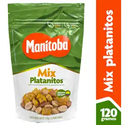 Manitoba Mix Platanitos con Maní y Almendra