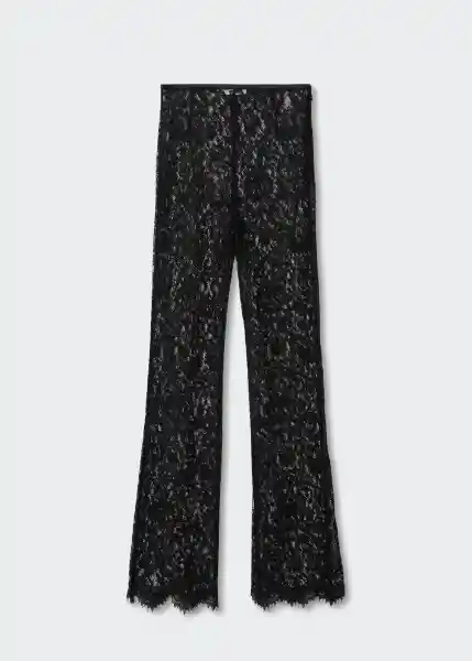 Pantalón Matisse Negro Talla 34 Mujer Mango