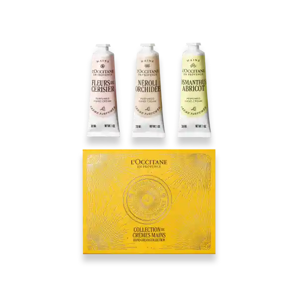 Kit Trio Cremas Para Manos  florales Loccitane