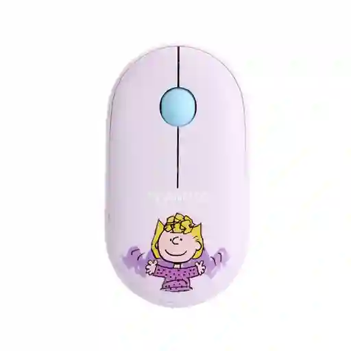 Mouse Inalámbrico Silencioso Snoopy Life Morado E160 Miniso