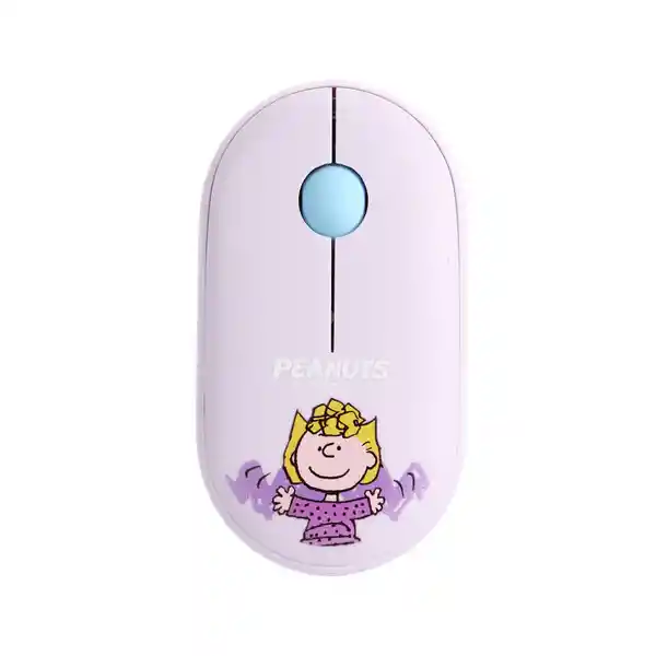 Mouse Inalámbrico Silencioso Snoopy Life Morado E160 Miniso