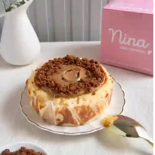 Tarta Vasca de Lotus Biscoff