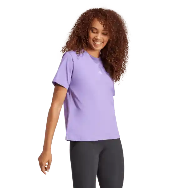 Adidas Camiseta Sl Sj T Manga Corta Mujer Morado Talla S