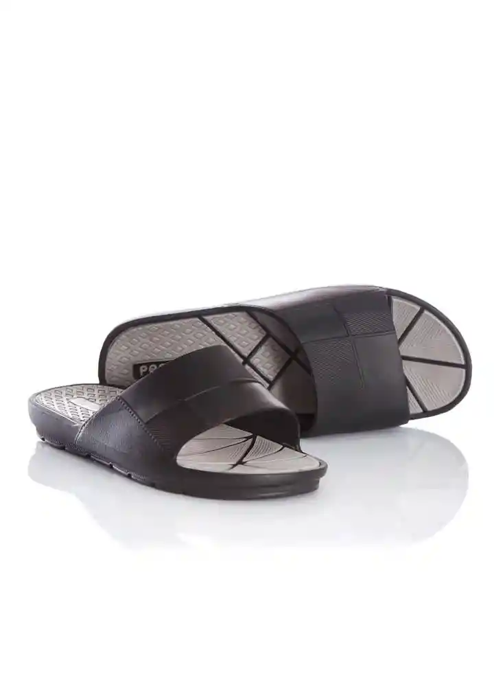 Sandalia Para Hombre 39-negrogris