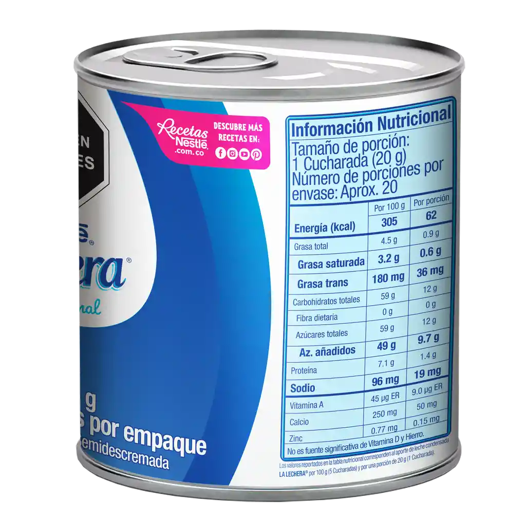 Leche condensada LA LECHERA x 395g