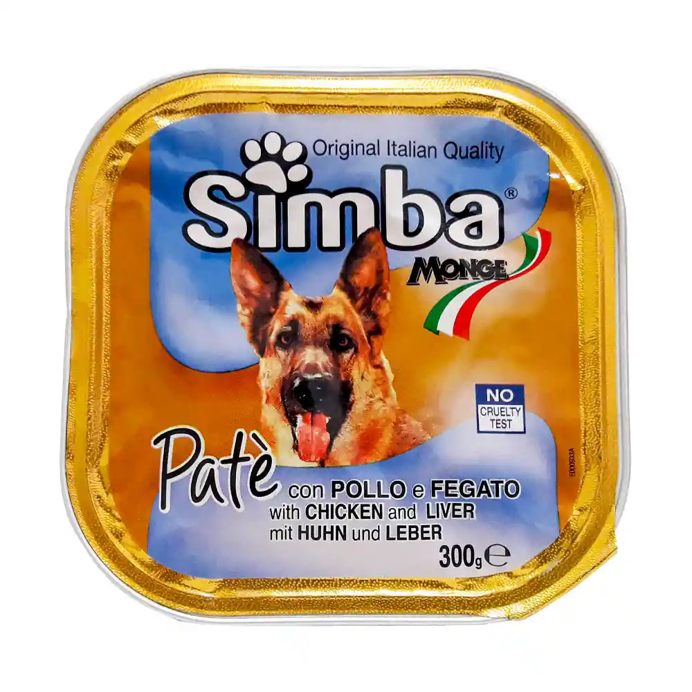 Simba Paté Húmedo para Perro de Pollo e Hígado